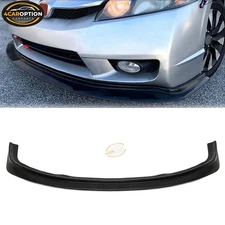 Front Bumper Lip Fit 09-11 Honda Civic FG2 2Dr Aero DP Style Spoiler Splitter PU