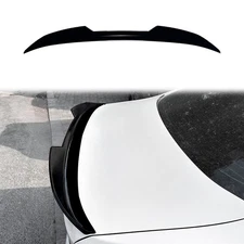 Car Rear Trunk Spoiler Lip Wing For BMW 5 Series G30 2018-2023 Black PSM Style