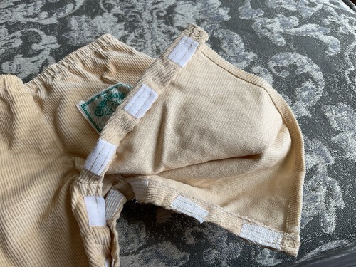 Vintage Cabbage Patch Kids Doll Yellow Corduroy Outfit 1983 Rare Yellow 2-piece - Picture 11 of 13