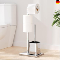 Toilettenpapierhalter Stehend Wc BüRste Edelstahl Garnitur Klor