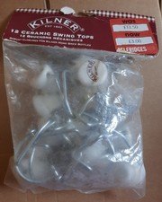 12 Kilner replacement swing top ceramic bottle tops - opened not used
