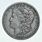 VF 1886 (P) Morgan Silver Dollar (1 coin) *5346