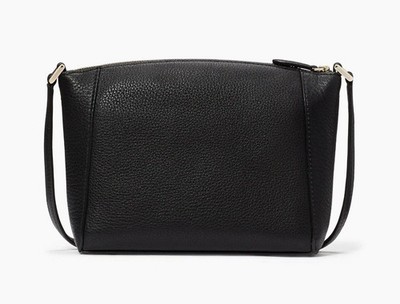 NWT Kate Spade Monica Crossbody Black Pebbled Leather WKR00258