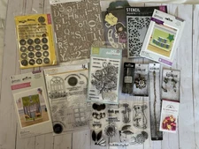 Big Lot of Asstd. Stamps and Dies - Mixed Themes, Brands & Use - Check Photos