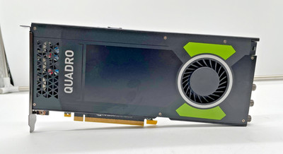 DELL NVIDIA QUADRO P4000 8GB GDDR5 PCI-E 3.0 x16 4x DP 0TWPW0 TESTED