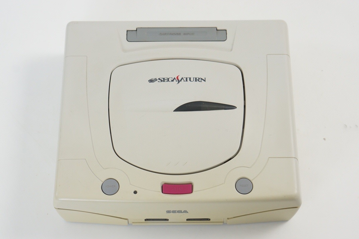 Sega Saturn WHITE Console System HST-3220 JAPAN wz Games -NTSC-J
