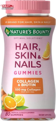 Nature'S Bounty Optimal Solutions Hair, Skin & Nails with Biotin and Collagen, C