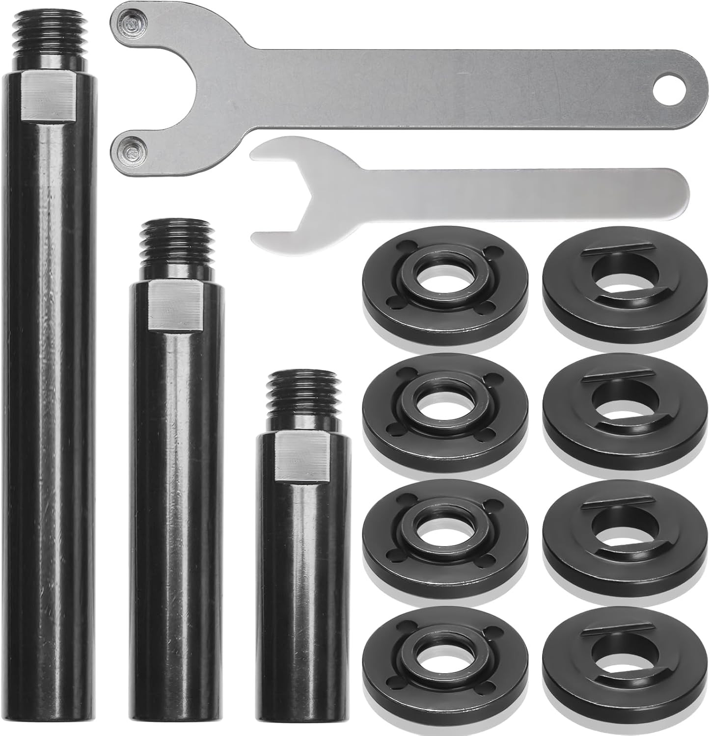 Angle Grinder Attachments Kit with 3 Extension Rods (5.5"/4"