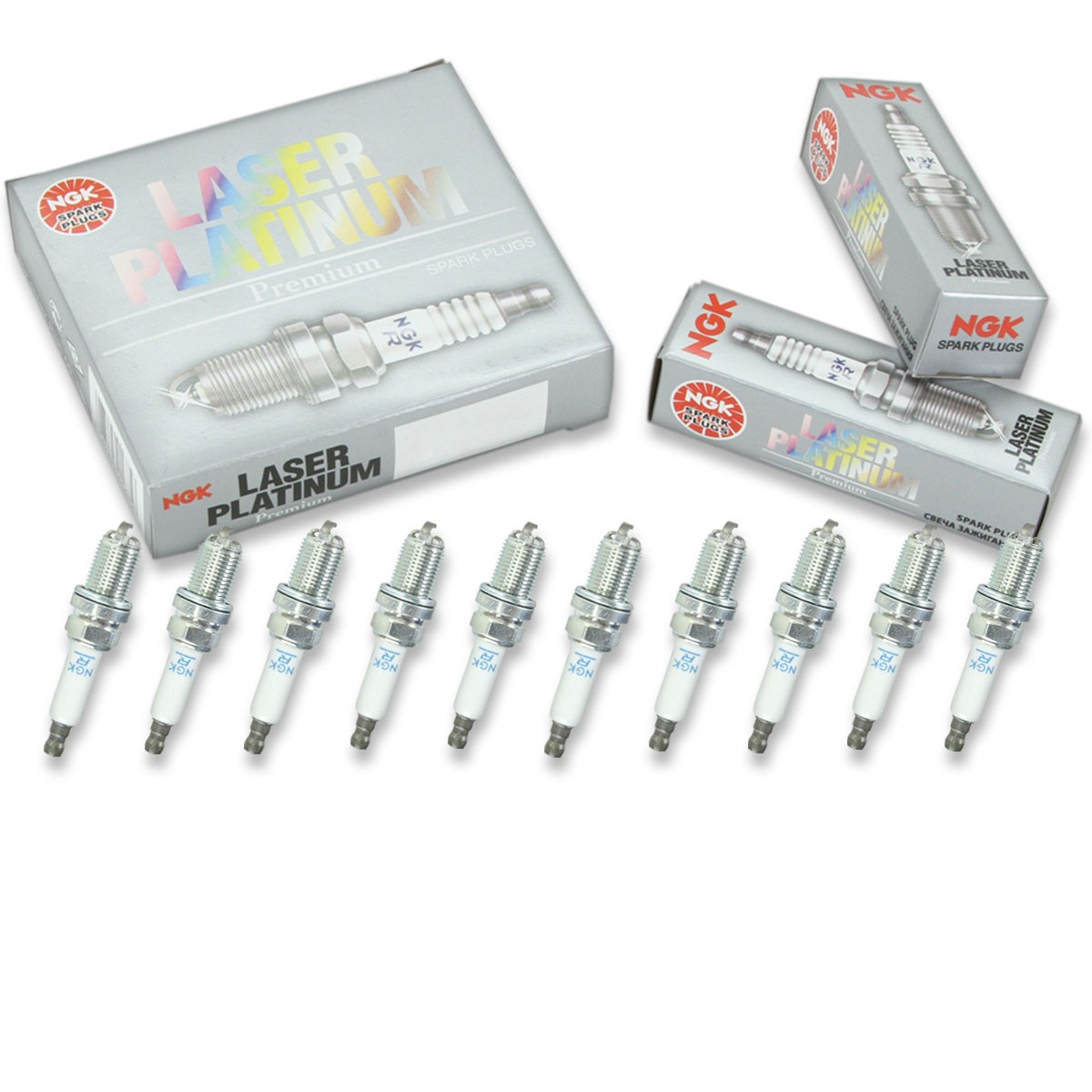 10 pc NGK 5592 PFR7W-TG Laser Platinum Spark Plugs for 101 905 621 C jy