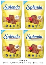 Splenda Sweetener with Brown Sugar Blend, 16 oz (4 Pack)