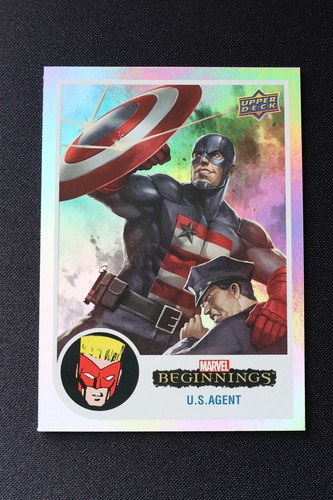 US Agent - Marvel Beginnings Serie 1 - Upper Deck - Rainbow Refractor
