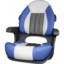 Tempress 68351 ProBax Captain's Marine Boat Helm Seat, Blue/Gray/Carbon