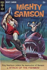 Mighty Samson #20 FN; Gold Key | November 1969 Fishmen - w/Bag+Board