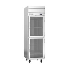 Beverage Air HF1HC-1HG 26" 1-Section Reach-In Freezer, 2 Half Glass Doors, To...