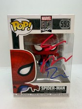 Tobey Maguire Sam Raimi Signed Spider-Man  Funko Pop #593 ACOA