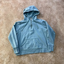 Carhartt Hoodie Women's Large Hooded Sweatshirt green Workwear