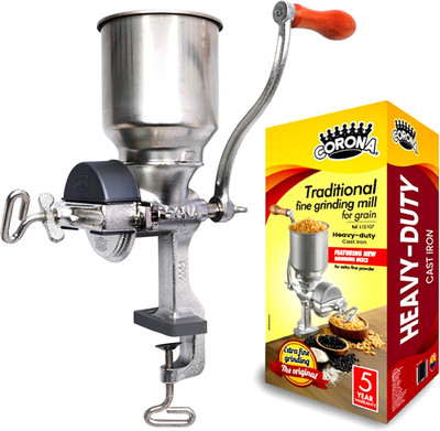 Corona Corn Grinder Manual Grain Mill Cast Iron for Corn Rice Soybeans Pepper 