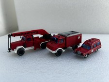 Wiking Feuerwehr Konvolut Mercedes Unimog Binz Kran Magirus Deutz 1:87 H0