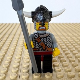 LEGO Vikings: Viking Warrior 4c, SPEAR, vik003, 7016 AGAINST WYVERN DRAGON, 2005