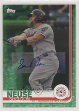 2019 Topps Pro Debut Green Auto 57/99 Sheldon Neuse #55 Auto 2d7