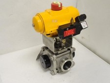 209355 New-No Box; Igenix DIHLH9X-G10-02 Globe Valve w/ Actuator; 2" Size; 3-Way