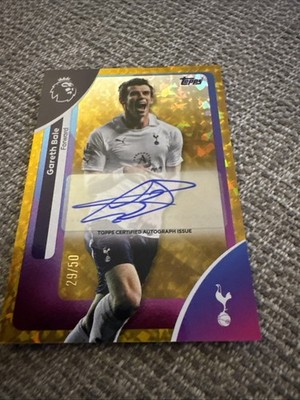 Topps Premier League 2025/2026 Signed Gareth Bale 29/50 Gold | eBay UK