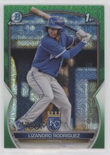 2023 Bowman Mega Box Yellow Mojo Refractor 24/75 Lizandro Rodriguez #BCP-47 9hx