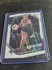 2025 Panini Prizm WNBA - A'ja Wilson #76 White Seismic Prizm