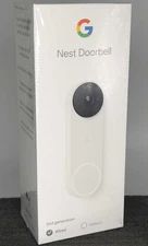 Google Nest Doorbell Wired (2nd Gen) – Factory Sealed –Smart Video Doorbell Snow