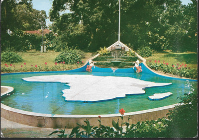 Mombasa, Kenia - Uhuru Fountain - Postkarte von Gudka um 1960