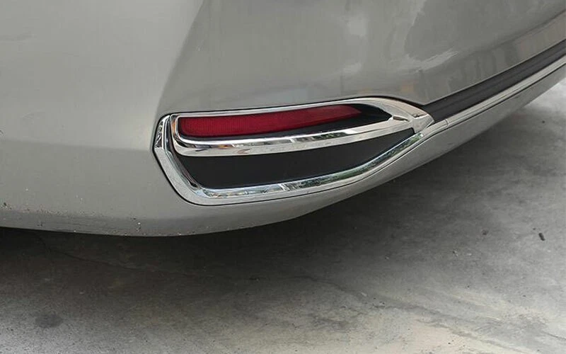 For Lexus ES250 300h 2019-2025 Chrome Rear bumper Reflector Fog Light Cover Trim Foto 4 de 4