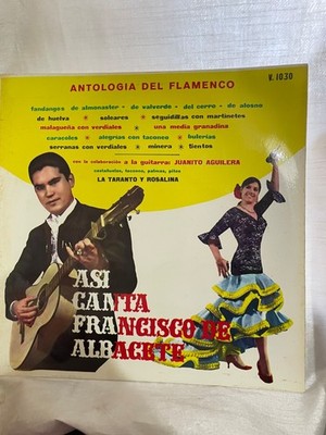 Francisco De Albacete    Así Canta. Antología Del Flamenco (1968 LP)(VG+/VG COND