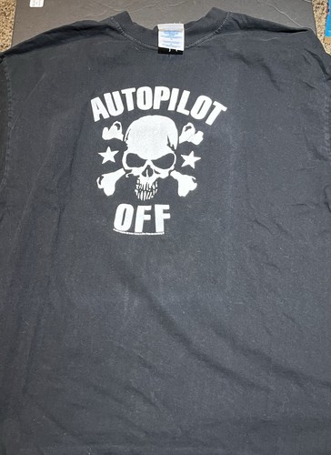 AutoPilot Off 2003 Vintage Mens Black T-Shirt XL Pop Punk Skatepunk Cooter
