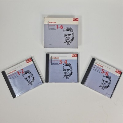 Carl Nielsen Symphonies 1-6 Paavo Berglund Royal Danish Orchestra 3 CD RCA Set