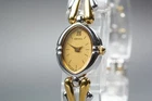 Vintage 【 Near MINT 】 SEIKO 1E20-598A Gold Dial Quartz Women's Watch From JAPAN