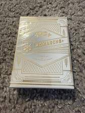 White Gold Monarchs V2 Limited Edition - Rare Playing Cards 2015 Theory 11