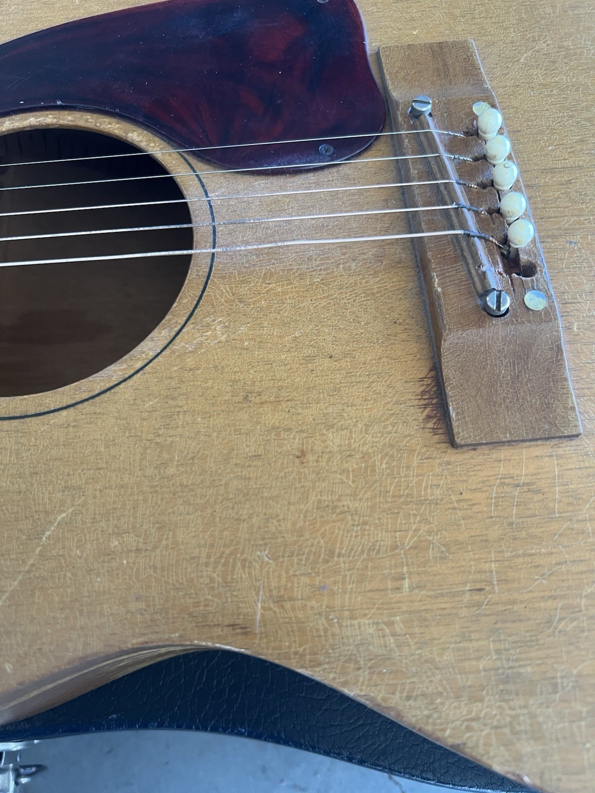 Vintage 1969 Gibson B-15 Mahogany Acoustic Guitar - needs bridge replaced
