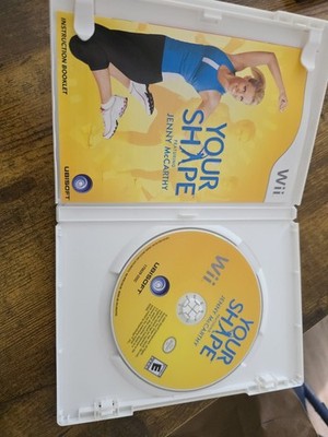 Ubisoft Your Shape Featuring Jenny McCarthy Wii Fitness Game w/ Instruction Boo 