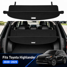 Rear Trunk Cargo Cover For Toyota Highlander 2020-2025 Privacy Shade Us Stock Rear Trunk Cargo Cover For Toyota Highlander 2020-2025 Privacy Shade Us Stock