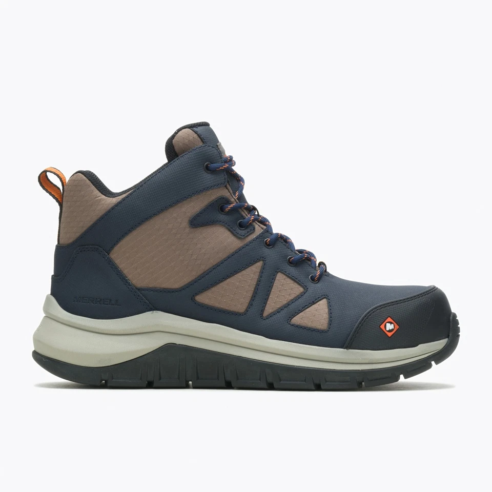 Botas de trabajo Merrell Fullbench Speed Mid de fibra de carbono para hombre