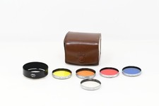 Walz 43mm Camera Lens Hood 5 Filters Set w/ Case B122