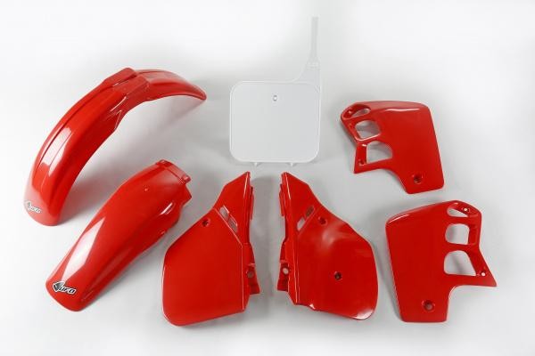 Plastic Kit Fits Honda Cr 500 R 89-90 Red