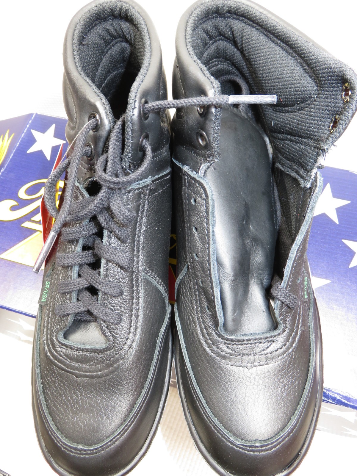 SAOLA Stivaletti Thorogood 534 6555 neri in pelle da donna nuovi con scatola misura 7 5 M suola Vibram