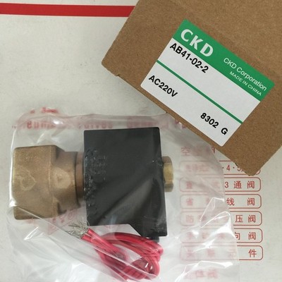 NEW 1PC For CKD AB41-02-2 AC220V Solenoid Valve In Box   *ll