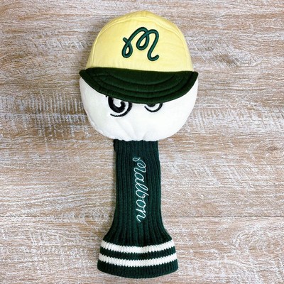 Malbon Golf Buckets Wood Headcover Black Unique Design Japan NEW 