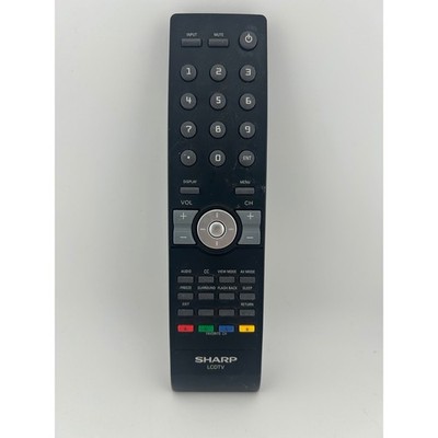 Sharp LCDTV Remote Control Original Black Replacement
