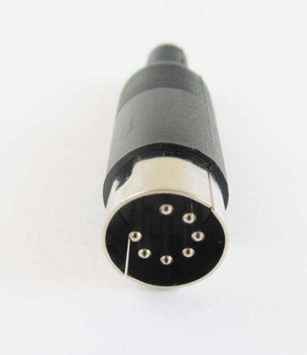 5pcs DIN Plug Male Plug Cable Connector 7 Pin With Plastic Handle - Bild 6 von 7