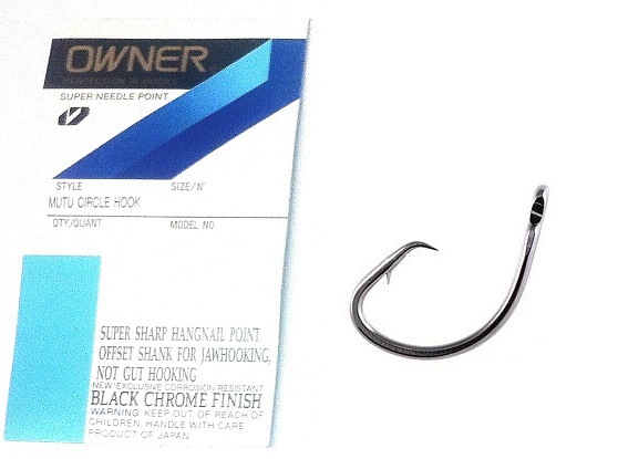 Owner Mutu Light Wire Circle Offset Hooks Bulk Packs [Size 2/0 - 7/0] -  Centre de métallurgie du Québec