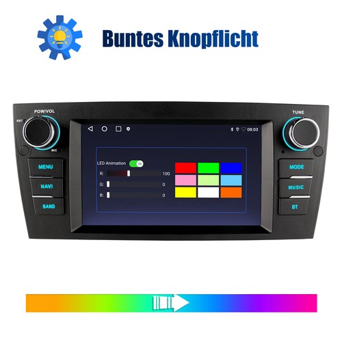 Für BMW 3er E90 E91 E92 E93 KAM + Carplay 32GB Android 14 Autoradio DAB GPS Navi - Bild 6 von 14