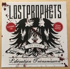 LOSTPROPHETS Lost Prophets 2006 THICK PASTIC PROMO POSTER 4 Liberation CD 17x17